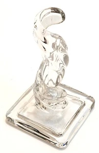 Kerzenhalter Klarglas 6 1/2 Zoll hoch - Twist Wirbel - Kunstglas - Bild 1 von 10