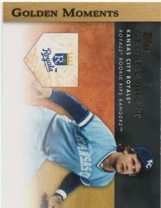 2012 Topps Baseball GOLDEN MOMENTS #24 George Brett Kansas City Royals Insert 17