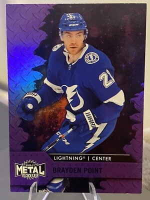2020-21 Upper Deck Metal Universe Brayden Point Purple Spectrum /199 - Image 1 of 2