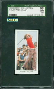 1994 DORMY ERROR # 11 JOHNNY MILLER SGC 10 MAC SOLO FINEST GRADED 172 ISSUED * - Picture 1 of 2
