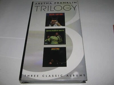 ARETHA FRANKLIN TRILOGY   Long Box Style 3 CD Set   Original Classic Albums  NEW - Image 1 of 2