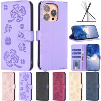 Case Magnetic Flip Leather Wallet Cover Fr iPhone 15 14 13 12 11 Pro Max XR Plus - Image 1 of 4