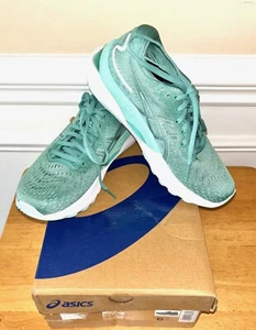 ASICS Women's Gel-Nimbus 24 Running Shoes, 6, SAGE/Clear Blue - Picture 1 of 8