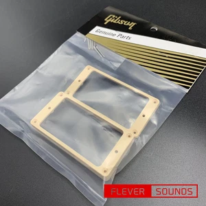 Gibson Les Paul Tonabnehmer Montagering Historic Creme Hals/Steg Set PRPR-035 - Bild 1 von 12