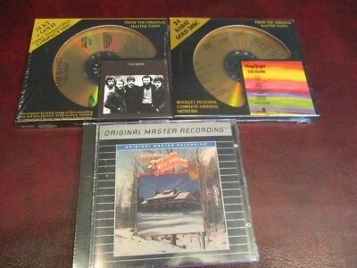 BAND VERIFIED DCC Stage Fright + S/T 24K SET HOFFMAN MASTERED+ MFSL HELM CD SET - Image 1 of 2