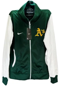 Nike Oakland Athletics Women's Varsity Full-Zip Track Jacket, Green, Small - Picture 1 of 8