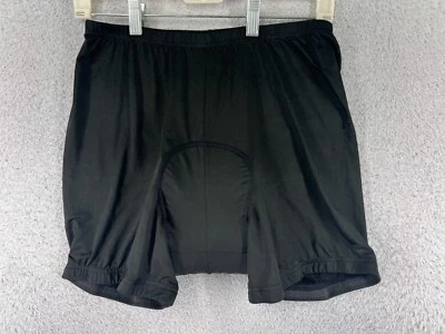 Pantalones Cortos de Ciclismo Sportneer Adultos Grandes Negros Poliéster Mezcla Spandex Acolchados Foto 1 de 4