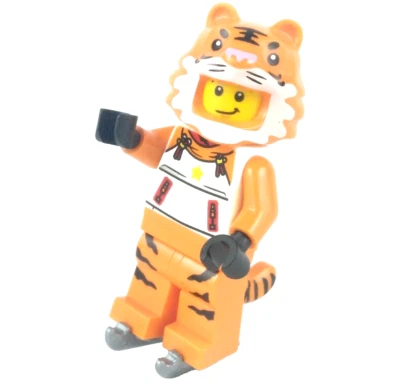 LEGO® YEAR OF THE TIGER GUY Minifigure™ hol258 w Ice Skates Chinese New Year Ice - Image 1 of 4