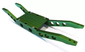 E-Maxx 3903 3905 3908 Olive Green Anodized Aluminum Bottom Braces NEW - Picture 1 of 1