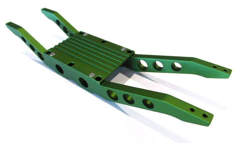 E-Maxx 3903 3905 3908 Olive Green Anodized Aluminum Bottom Braces NEW - Image 1 of 1