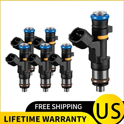 Inyectores de combustible 6 piezas para Nissan 350Z 3,5 L V6 2005 2006 Infiniti G35 3,5 L 2004-07 Foto 1 de 4