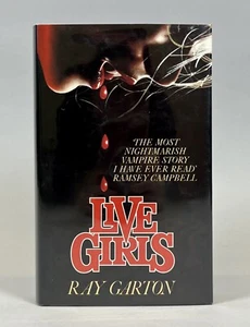 1987 Live Girls Ray Garton 1st UK edition, HBDJ Vampire Sex Splatterpunk Horror  - Picture 1 of 7