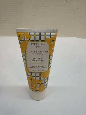 BEEKMAN 1802 GOAT MILK HAND CREAM 2 fl oz Honey & Orange Blossom - Image 1 of 3