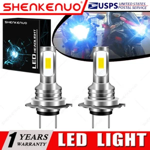 Para Kawasaki Ninja EX250 EX300 EX650 2X H7 LED Faro Bombilla 8000K Azul Hielo YTL - Imagen 1 de 12