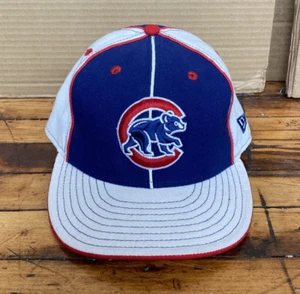 New Era 59Fifty Chicago Cubs MLB Baseball Cap Gr. 7 1/2 weiß blau Wolle - Bild 1 von 20