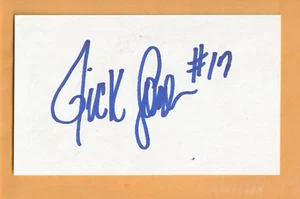 Tarjeta 3x5 firmada por Ricky Jordan Philadelphia Phillies AUTO Seattle Mariners - Imagen 1 de 2