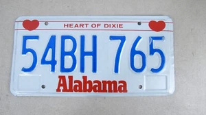 ALABAMA licence/number plate US/United States/American/USA 54BH 765 - Picture 1 of 5
