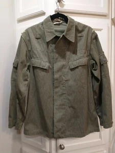 EAST GERMAN ARMY NVA Summer Jacket Rain Drop Pattern Camouflage Size S with bui - Picture 1 of 10