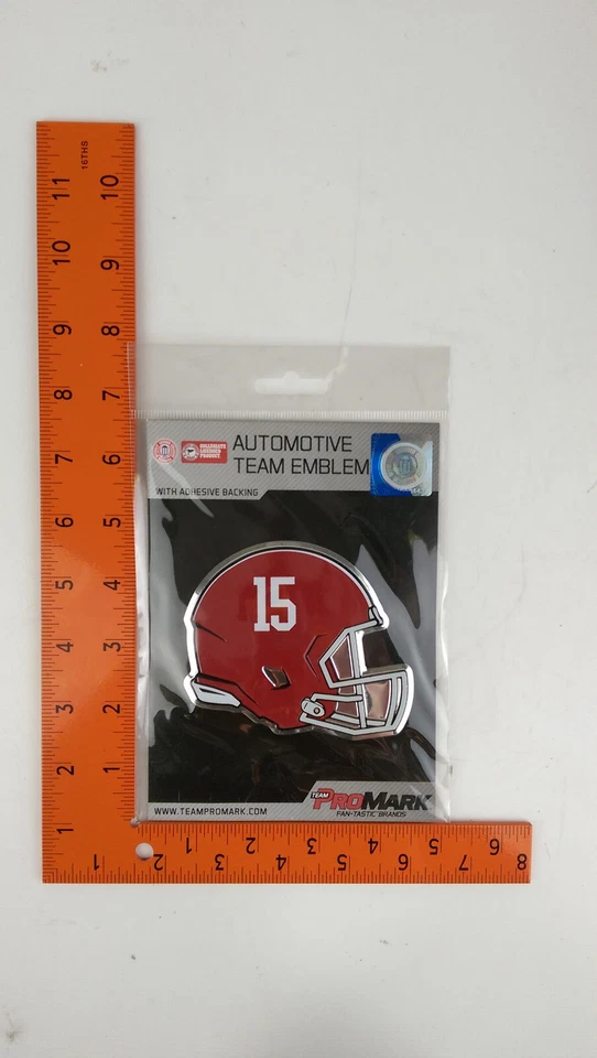 NCAA HEU002 Light Weight Aluminum Helmet Emblem - Alabama