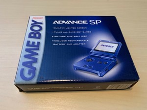 任天堂game Boy Advance Sp 蓝色视频游戏机 Ebay