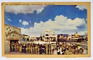 Vintage Postkarte Hollywood Kantine für Dienstmänner, Hollywood, Kalifornien - Bild 1 von 2