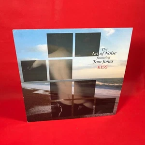 ART OF NOISE With TOM JONES Kiss 1988 UK 3-track 12" vinyl single E.F.L record - Picture 1 of 4