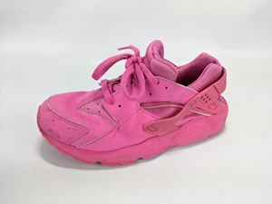Nike Huarache Run Laser Fuchsia Little Kids Girls Running Shoes 704949-607 3Y US - Picture 1 of 10