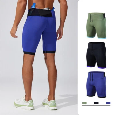 Men's Compression shorts Sport Tights Shorts for Running Workout Training - Image 1 of 4