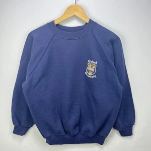 Vintage 90s Oxford University Raglan Sweatshirt Youth Large - Picture 1 of 10
