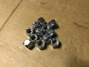 3/8" UNF Nyloc Muttern. Platten BZP. 12 Stück - Bild 1 von 1
