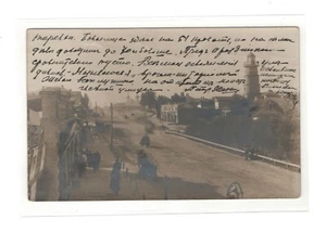 UKRAINE Zolotonosha street view RPPC 1911 postcard - Picture 1 of 2