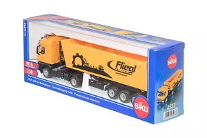 SIKU SUPER 1:50 DIE CAST CAMION MERCEDES AROCS 2645 FLIEGL CON CASSONE 3537 - Foto 1 di 3