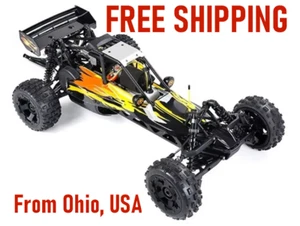 Rovan RC 1/5 Scale 29cc 5B Baja Buggy Gasoline Remote Control Orange #04 305A - Picture 1 of 9
