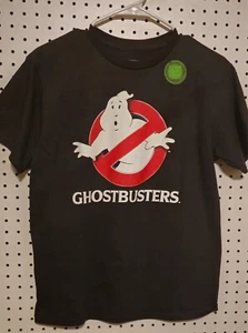 Ghostbusters Classic T-Shirt KIDS 2XL (18) Black Glow In The Dark - Picture 1 of 1