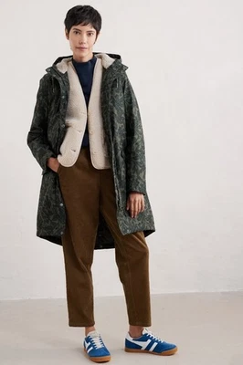 Seasalt Women's Tall Plant Hunter Waterproof Coat Fig Tree Lino Highland - Image 1 of 4