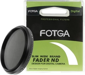 Filtro de lente de densidad neutra ajustable variable delgada Fotga 58 mm ND - Imagen 1 de 3