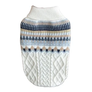 Pet Pullover Outfits Dog Sweater Knitted Turtleneck Knitting Pet Clothes ` - Picture 1 of 13