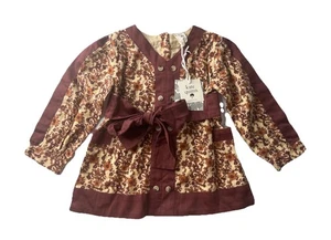 Kate Quinn Langarm Blumen Kleid Kleinkind Größe 2T - Bild 1 von 7