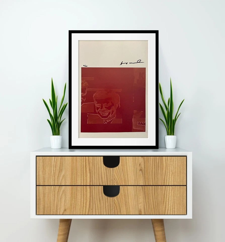 Andy Warhol, Original Hand-signed Lithograph with COA & Appraisal of $3,500 - Image 1 of 4