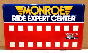 Rare Vintage MONROE RIDE EXPERT CENTER Key Rack SIGN - Metal - 18" - Made in USA - Bild 1 von 14