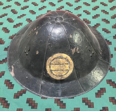 JINGASA JINKASA Iron 19Th C Antique Japanese Family Crest Samurai Armor 13.9 in - Image 1 of 4