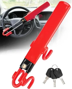 Serrure de Volant Antivol Voiture Dispositif Lourd Sécurité Voiture L... - Photo 1/7