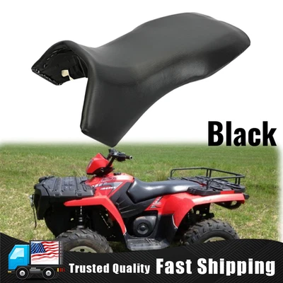 Asiento completo ATV para Polaris Sportsman 400 500 700 2005-2015 asiento de cuero negro Foto 1 de 4
