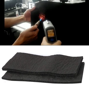 Carbone Fibre Soudure Couverture Automatique Noir Feutre Plomberie Protection - Picture 1 of 13