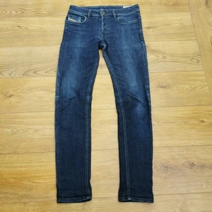 Jeans Diesel Sleenker uomo W30 L32 blu slim skinny fit denim elasticizzato bottoni - Foto 1 di 11