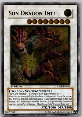 Sun Dragon Inti (UTR) Ultimate Rare Absolute Powerforce ABPF-EN042 LP - Image 1 of 2