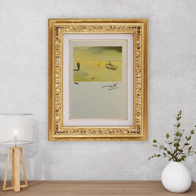 Impresión original firmada de Salvador Dalí, certificado de autenticidad + tasación por $3.500 USD. Foto 1 de 4