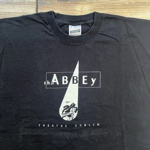 The Abbey Theatre Dublin Ireland Black T Shirt Screen Stars Men's XL - Picture 1 of 12