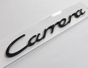 [Nuovo] Emblema Posteriore per Porsche Carrera Nero Lucido - Foto 1 di 5