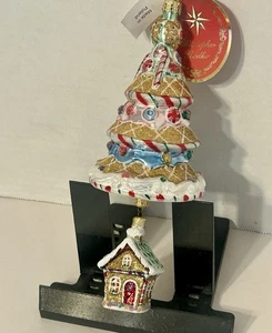 Radko da appendere intorno alla casa 7 1/2" 1019333 albero di caramelle e casa - Foto 1 di 12